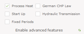 Enable advanced features