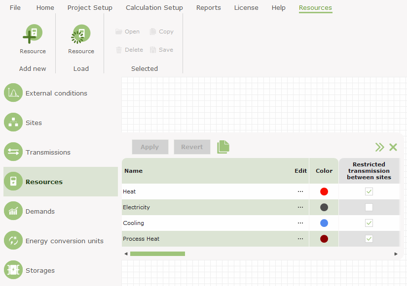 Adding resouce data