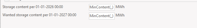 Storage content