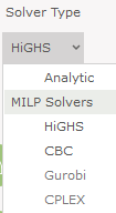 Solver Type