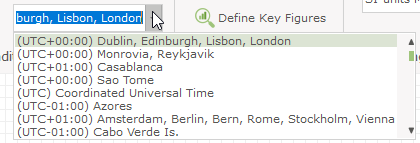 Select Time zone