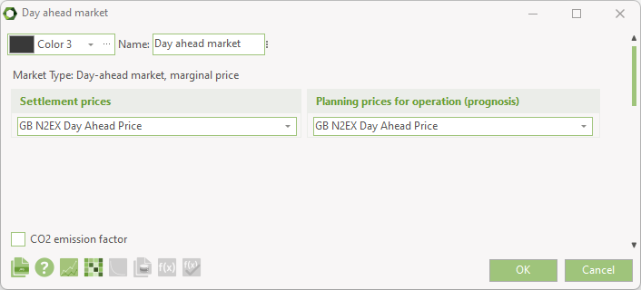 Defining a day ahead market